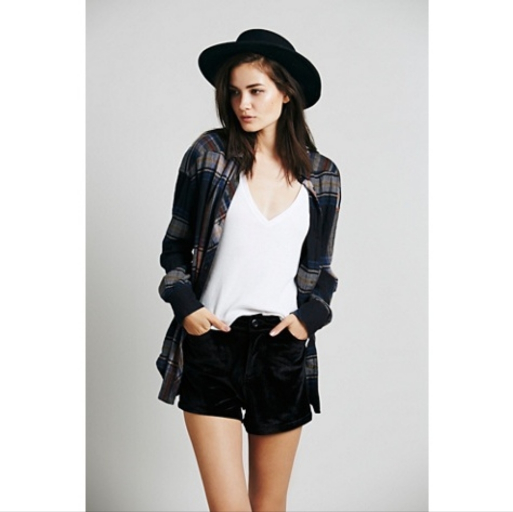 Spell & the Gypsy Black Velvet Shorts